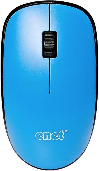 Enet Wireless Optical Mouse - Blue