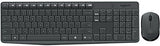 Logitech MK235 Wireless Keyboard and Mouse - Black